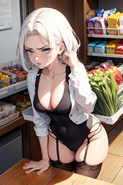 Anime Busty Small Tits 60s Age Angry Face White Hair Slicked Hair Style Dark Skin Dark Fantasy Grocery Close Up View Massage Stockings 3668698787476906627 - AI Hentai - aihentai.co on pornintellect.com