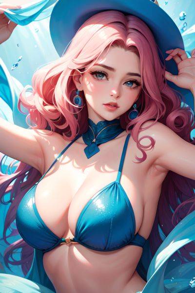 Anime Busty Small Tits 40s Age Seductive Face Green Hair Slicked Hair Style Light Skin Comic Cafe Close Up View Bending Over Bathrobe 3665548431460597000 - AI Hentai - aihentai.co on pornintellect.com