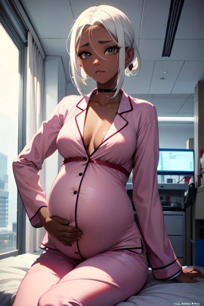 Anime Pregnant Small Tits 18 Age Sad Face White Hair Slicked Hair Style Dark Skin Cyberpunk Hospital Side View Straddling Pajamas 3668911388360971094 - AI Hentai - aihentai.co on pornintellect.com