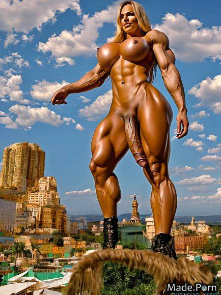 Muscular athlete made bottomless futanari bodybuilder long legs AI porn - made.porn on pornintellect.com