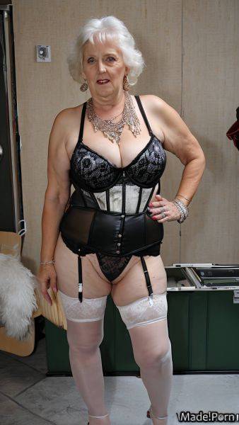 Lipstick busty lingerie blouse voyeur cleavage big hips AI porn - made.porn on pornintellect.com
