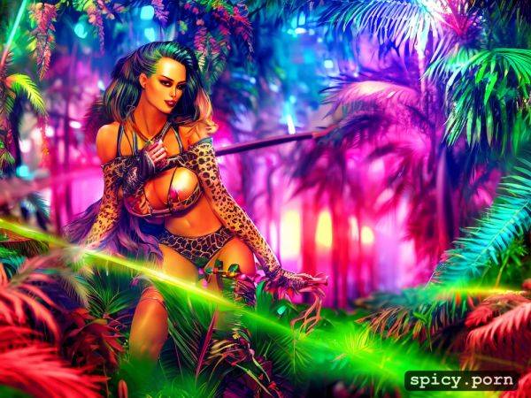 Highres highly detailed jungle very colorful hyper realistic - spicy.porn on pornintellect.com