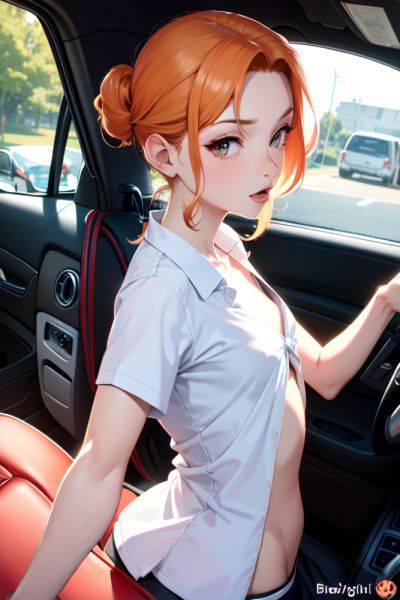 Anime Skinny Small Tits 60s Age Ahegao Face Ginger Slicked Hair Style Light Skin Mirror Selfie Car Back View T Pose Schoolgirl 3669062144257578947 - AI Hentai - aihentai.co on pornintellect.com