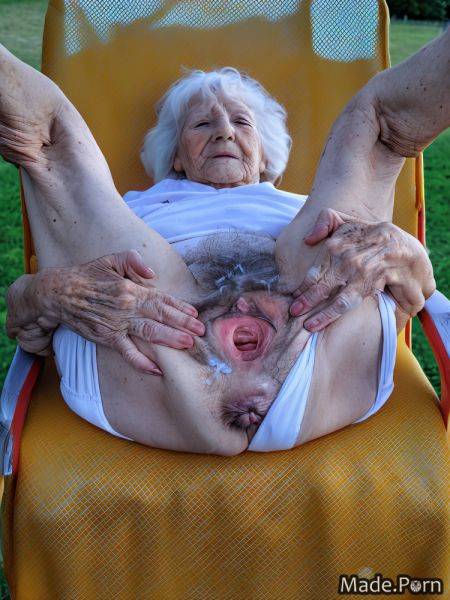 Hairy spreading legs short white hair 90 amateur photo AI porn - made.porn on pornintellect.com