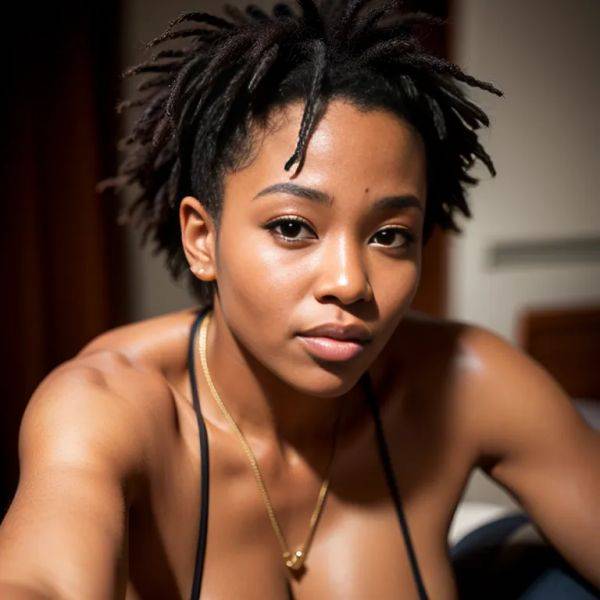 Black people, ,woman,twenties,(RAW photo, best quality, masterpiece:1.1), (realistic, photo-realistic:1.2), ultra-detailed, ultra high res, physically-based rendering,(adult:1.5) - pornmake.ai on pornintellect.com