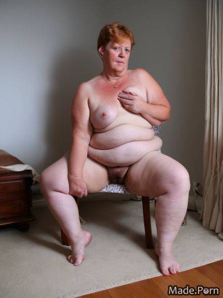 Full shot bedroom thick thighs saggy tits amateur 70 indifferent look AI porn - made.porn on pornintellect.com