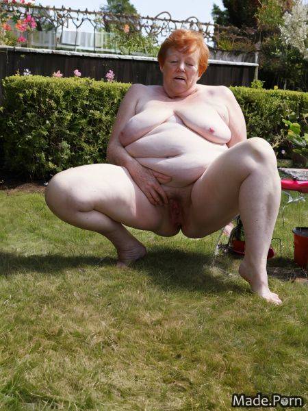 Spreading legs nude photo fat pixie hair big hips barefoot AI porn - made.porn on pornintellect.com