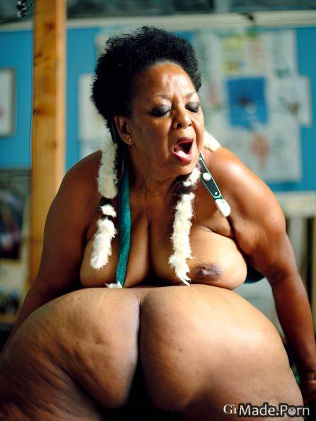 Veiny dick chubby saggy tits spreading ass sideview native american nude AI porn - made.porn - Usa on pornintellect.com
