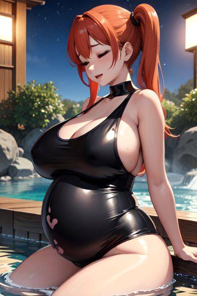 Anime Pregnant Huge Boobs 30s Age Ahegao Face Ginger Pigtails Hair Style Dark Skin 3d Onsen Side View Sleeping Latex 3669684484532647131 - AI Hentai - aihentai.co on pornintellect.com