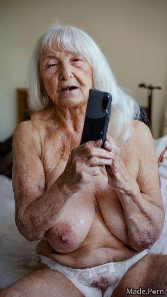 Woman dildo white hair caucasian long hair indoors slutty AI porn - made.porn on pornintellect.com
