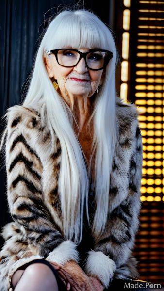 Made sitting white hair long hair portrait caucasian bangs hair AI porn - made.porn on pornintellect.com