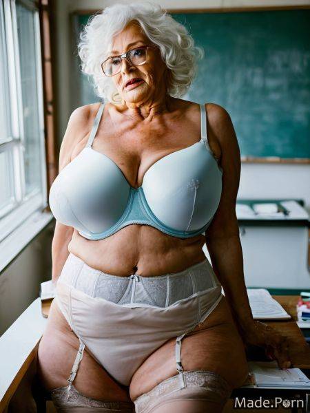 White hair angry ssbbw classroom thighs russian bimbo AI porn - made.porn - Russia on pornintellect.com