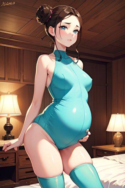 Anime Pregnant Small Tits 20s Age Sad Face Brunette Hair Bun Hair Style Light Skin Soft Anime Cave Front View Working Out Partially Nude 3670109684235045303 - AI Hentai - aihentai.co on pornintellect.com
