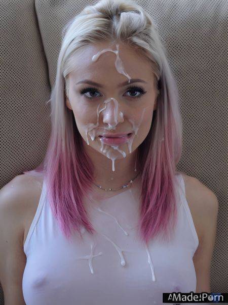Facial surprised white arched eyebrow busty babe woman AI porn - made.porn on pornintellect.com