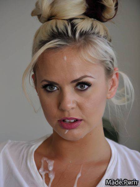 Gray white woman long hair lipstick black hair slutty AI porn - made.porn on pornintellect.com
