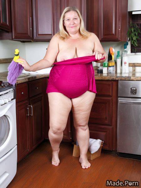 Transparent bangs hair big hips kitchen nipples busty huge boobs AI porn - made.porn on pornintellect.com