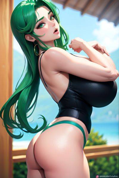 Anime Busty Huge Boobs 80s Age Shocked Face Green Hair Slicked Hair Style Light Skin 3d Underwater Back View Yoga Schoolgirl 3670244977772066874 - AI Hentai - aihentai.co on pornintellect.com
