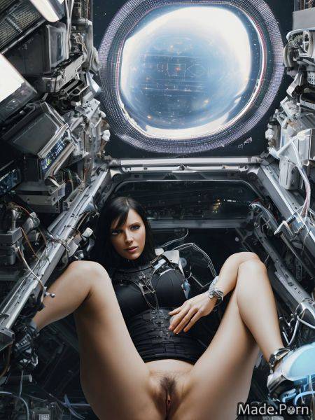 Silver woman 20 robot straight eyebrow space station silver AI porn - made.porn on pornintellect.com
