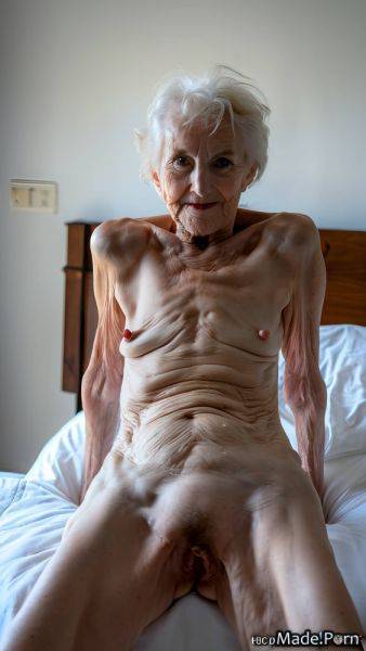 Woman caucasian skinny nude professor creepy bed AI porn - made.porn on pornintellect.com