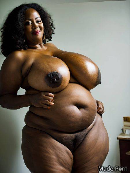 Tanned skin flashing tits photo studio nude 80 thick woman AI porn - made.porn on pornintellect.com