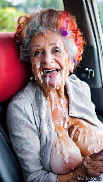 Handjob made slutty 90 multicolored hair car bukkake AI porn - made.porn on pornintellect.com