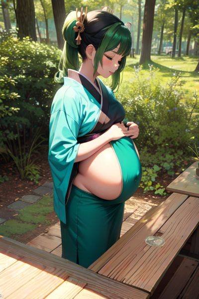 Anime Pregnant Small Tits 50s Age Happy Face Green Hair Pigtails Hair Style Dark Skin Cyberpunk Forest Side View Sleeping Geisha 3665846070550597275 - AI Hentai - aihentai.co on pornintellect.com