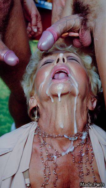 Oiled body blowjob veiny dick close up lipstick wet piercing AI porn - made.porn on pornintellect.com