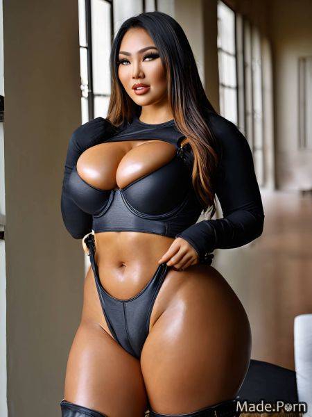 Spandex thick bodysuit chubby huge boobs made boots AI porn - made.porn on pornintellect.com