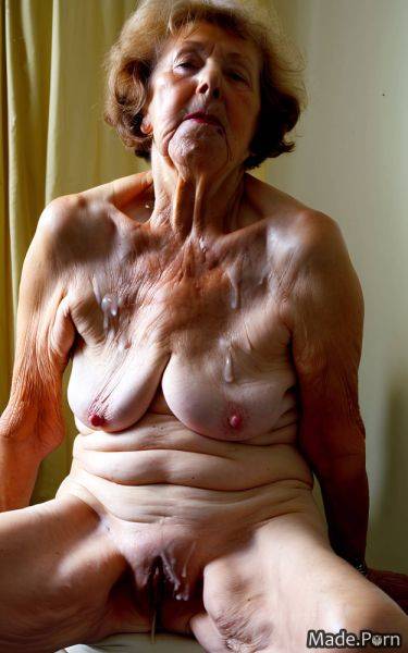 Cum on tits 90 cumshot spreading legs ashamed woman saggy tits AI porn - made.porn on pornintellect.com