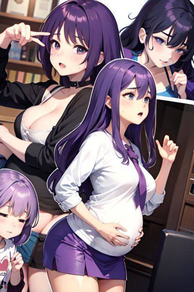 Anime Pregnant Small Tits 20s Age Shocked Face Purple Hair Messy Hair Style Light Skin Skin Detail (beta) Club Side View Sleeping Mini Skirt 3666120522374563609 - AI Hentai - aihentai.co on pornintellect.com