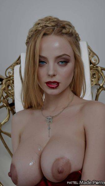 Natural tits thighs big tits topless busty floor maroon AI porn - made.porn on pornintellect.com