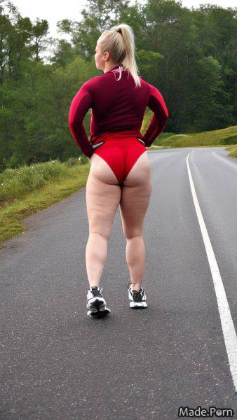 20 muscular woman daytime sideview short shorts sports AI porn - made.porn on pornintellect.com