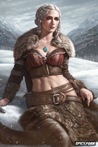 Witcher fucks ciri sansa stark realistic wearing pelt cloak with tight amor underneath - spicy.porn on pornintellect.com