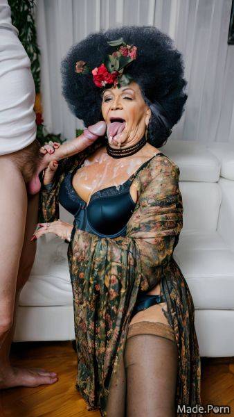 Bukkake long hair witch woman blowjob made multicolored hair AI porn - made.porn on pornintellect.com