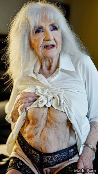 Caucasian woman pussy fucking slutty full shot made white hair AI porn - made.porn on pornintellect.com