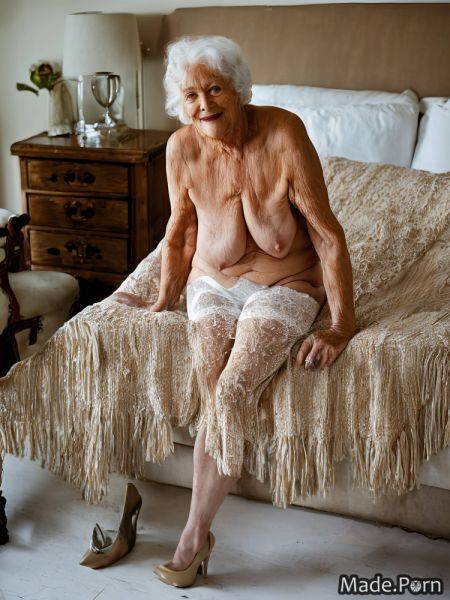 Made bed smile nude wife bottomless bedroom AI porn - made.porn on pornintellect.com
