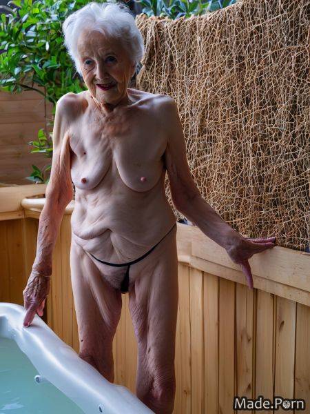Short 90 hot tub caucasian standing undressing topless AI porn - made.porn on pornintellect.com
