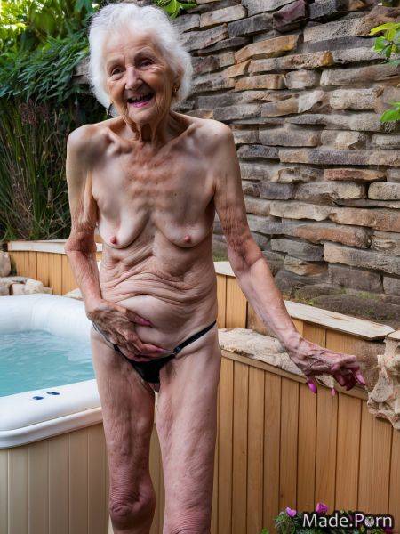 Open mouth hot tub hairy spreading legs woman nude photo AI porn - made.porn on pornintellect.com