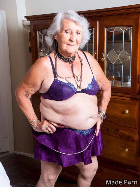 Big hips jewelry purple multicolored hair slutty micro skirt silver AI porn - made.porn on pornintellect.com