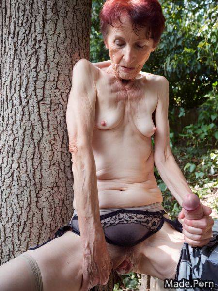 Wet short hair stockings saggy tits nipples hairy fairer skin AI porn - made.porn on pornintellect.com