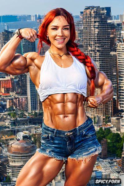 No body fat three extremely beautiful 18 year old white female bodybuilders - spicy.porn on pornintellect.com