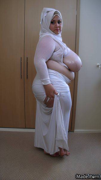 Bra flashing tits profile shot sweat nipples wet hijab AI porn - made.porn on pornintellect.com