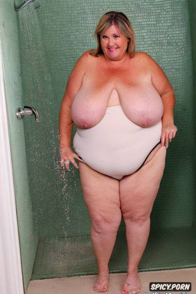 Blonde hair shower huge saggy tits1 4 ssbbw1 4 realistic anatomy - spicy.porn on pornintellect.com