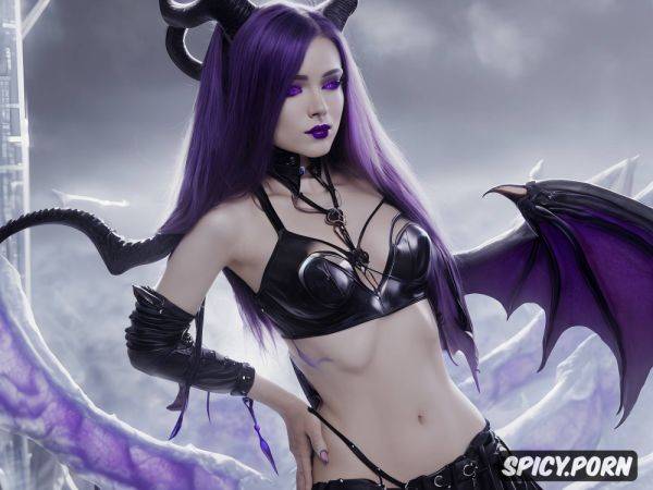 Perfect cute tiny female succubus black demonic tail 18 yo - spicy.porn on pornintellect.com