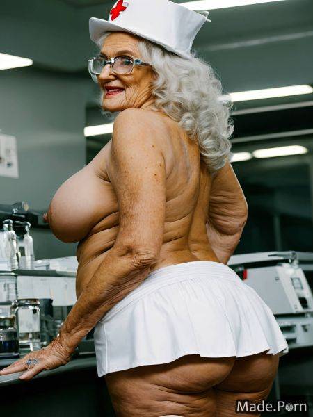 Thighs thick thighs nude big hips white hair fairer skin nurse AI porn - made.porn on pornintellect.com