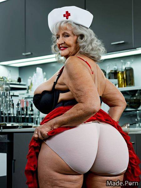 Fat looking at viewer fairer skin slutty big ass thick glasses AI porn - made.porn on pornintellect.com