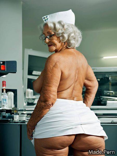 Laboratory 80 mini skirt long legs woman fat hat AI porn - made.porn on pornintellect.com