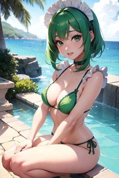 Anime Busty Small Tits 70s Age Orgasm Face Green Hair Pixie Hair Style Light Skin Soft Anime Hot Tub Front View Squatting Maid 3672370986575815696 - AI Hentai - aihentai.co on pornintellect.com