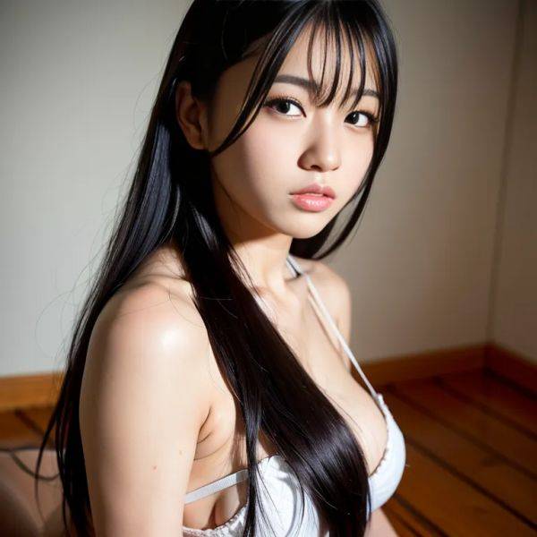 , japanese,woman,twenties,(RAW photo, best quality, masterpiece:1.1), (realistic, photo-realistic:1.2), ultra-detailed, ultra high res, physically-based rendering,long hair,messy hair,black hair,(adult:1.5) - pornmake.ai - Japan on pornintellect.com