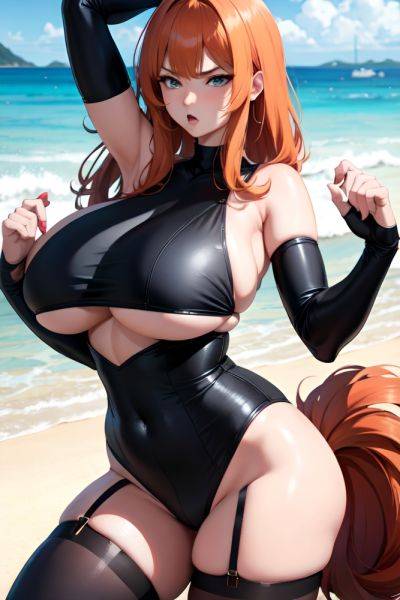 Anime Busty Huge Boobs 70s Age Angry Face Ginger Bangs Hair Style Light Skin Charcoal Beach Front View T Pose Stockings 3672807785186388604 - AI Hentai - aihentai.co on pornintellect.com
